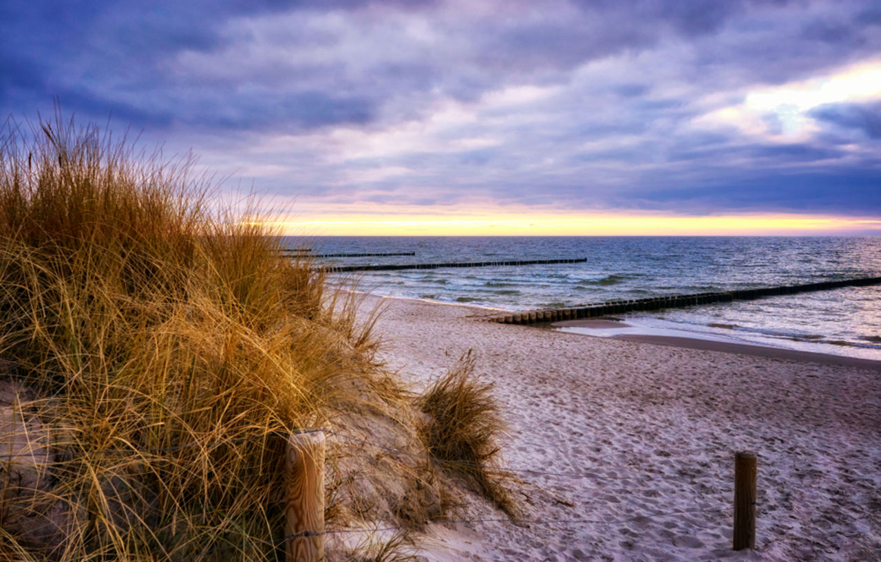 Strand auf der Halbsinsel Fischland Darß-Zingst, Ostsee